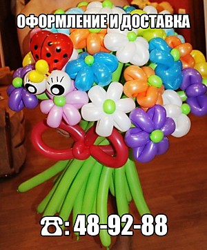 БУКЕТ РАЗНОЦВЕТНЫЙ (божья коровка)