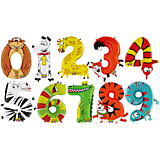 Цифра фольга гелиевая